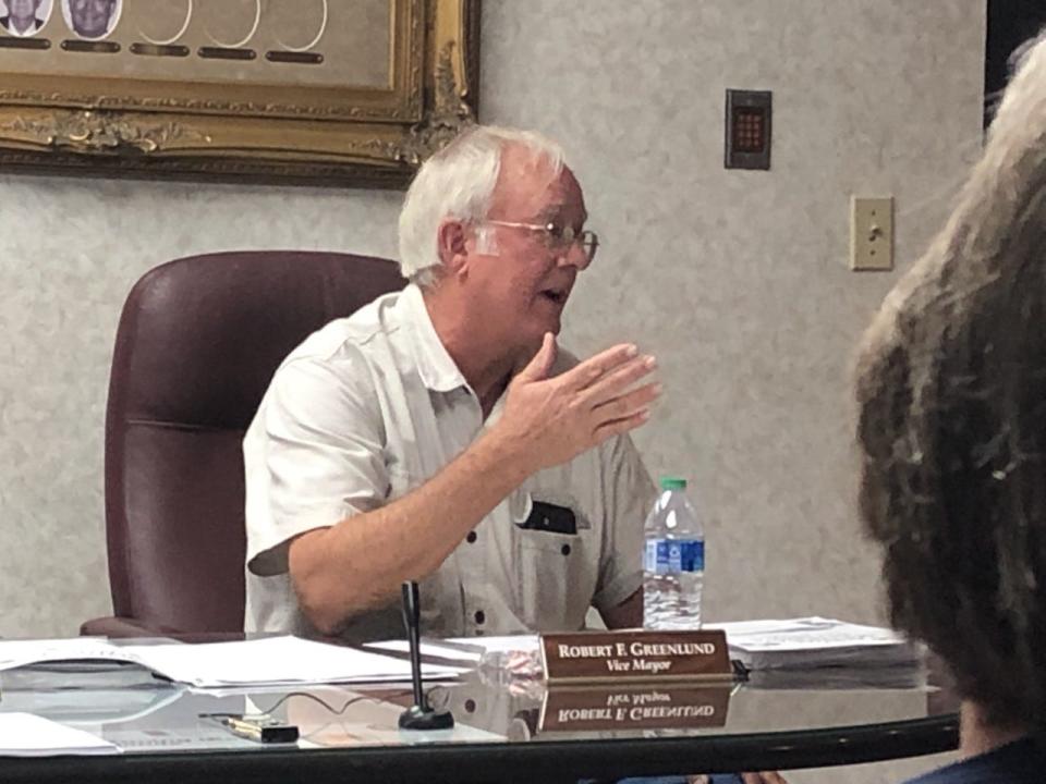 Pierson Vice Mayor Robert Greenlund says the town can't afford to pay utilities and insurance at the former Pierson Elementary School, as was proposed in a lease requested by Food Brings Hope. Greenlund voted against signing the lease at a meeting Tuesday, Nov. 22, 2022.