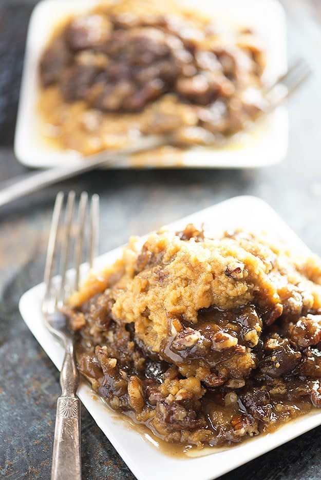 <strong>Get the <a href="https://www.bunsinmyoven.com/2016/10/25/slow-cooker-sweet-potato-casserole/" target="_blank">Slow Cooker Sweet Potato Casserole</a>&nbsp;recipe from Buns In My Oven</strong>