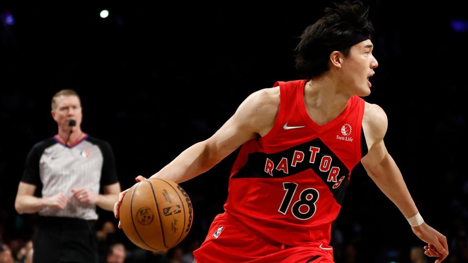 Yuta Watanabe has been a breath of fresh air for the Raptors' bench unit. (Getty)