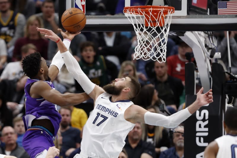 NBA: Memphis Grizzlies at Utah Jazz