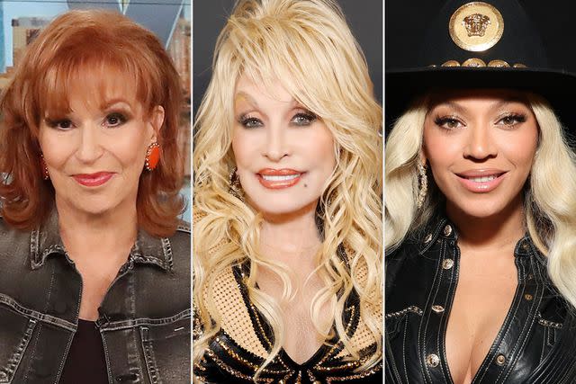 <p>Lou Rocco/ABC via Getty Images; Jason Kempin/Getty Images; Kevin Mazur/WireImage</p> Joy Behar; Dolly Parton; Beyoncé