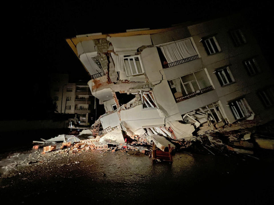 Image: 7.4 magnitude earthquake jolts Turkiye's Kahramanmaras province (Firat Ozdemir / Anadolu Agency via Getty Images)