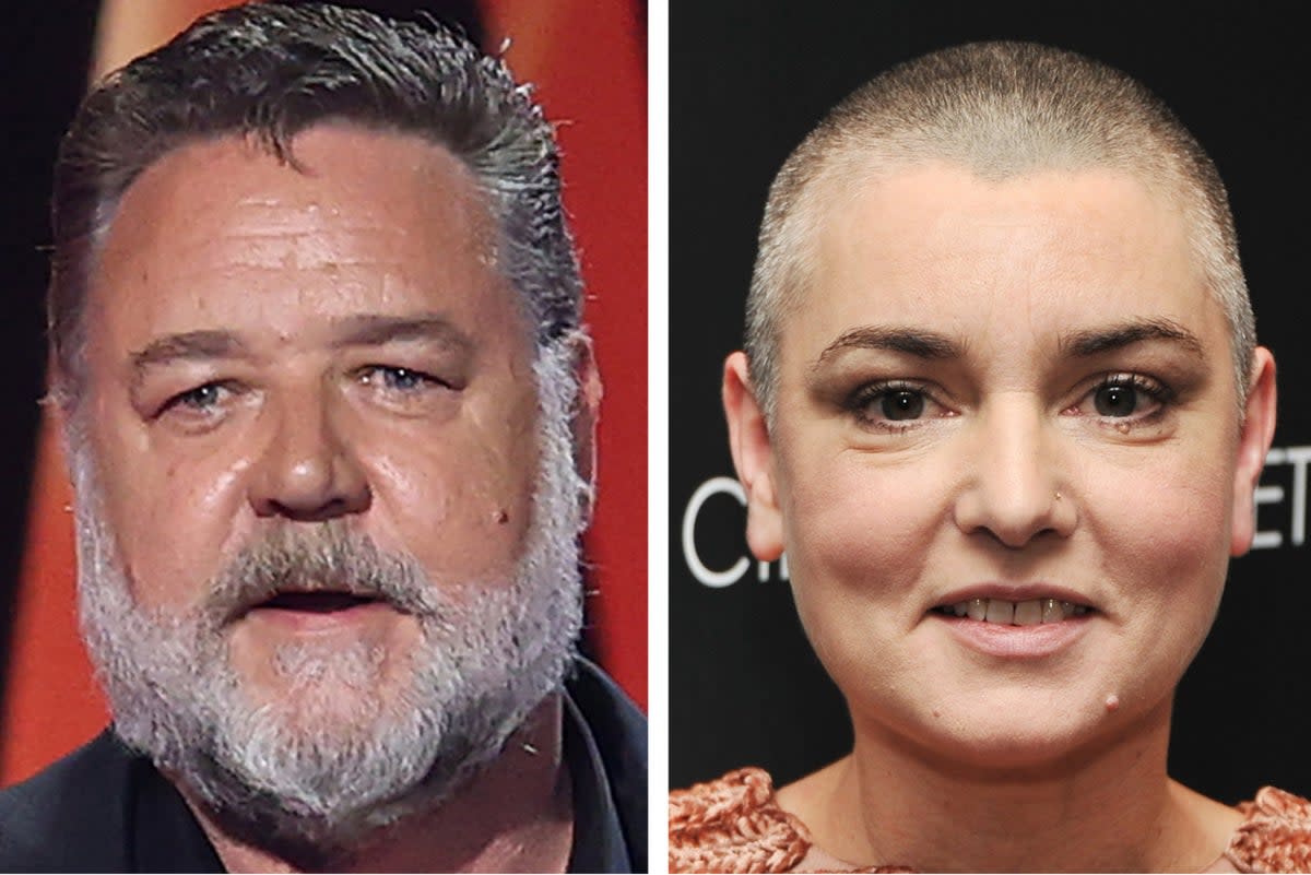 Russell Crowe shares moving tribute to Sinead O’Connor as he recalls chance meeting: ‘She was my hero’ (Getty)