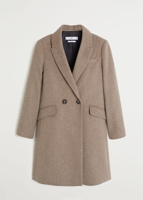 Lapels Wool Coat