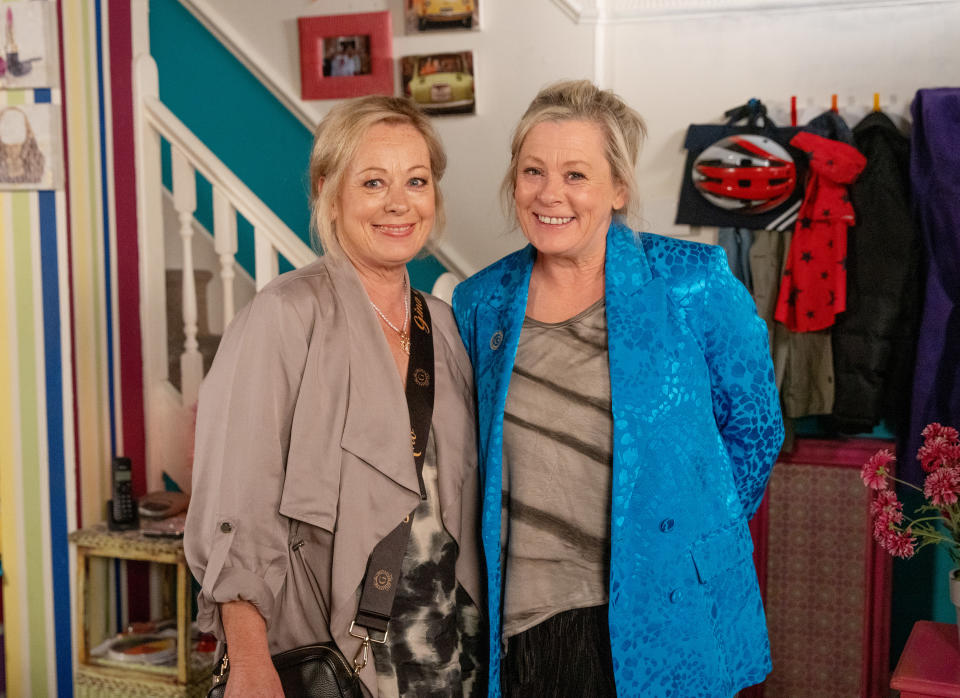 Gabrielle Glaister and Jane Hazlegrove as Fern and Bernie. (ITV)