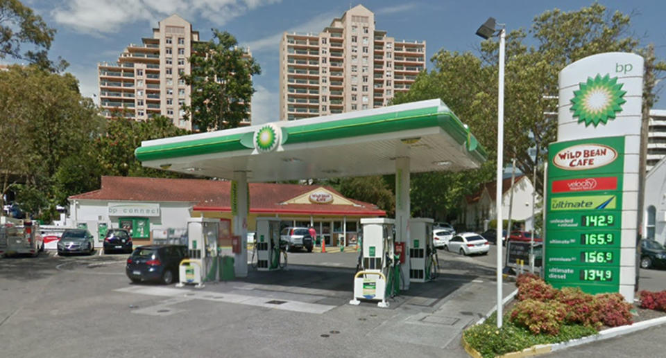 Mr Judd had stopped at the BP in Wollahra for a meat pie on his way to work. Source: Google street view