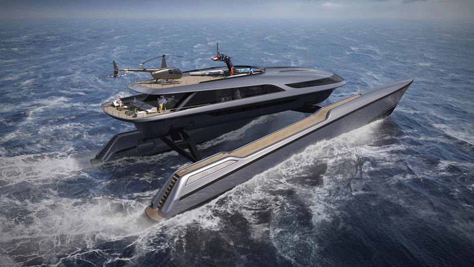 The Martini 6.0 (pictured) features the same technology as the Martini 7.0. - Credit: Servo Yachts/Shuttleworth Design