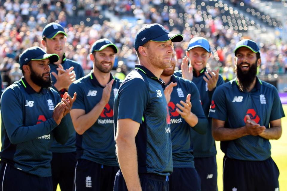 Buttler's mesaured century guided England to a series whitewash (AFP/Getty Images)