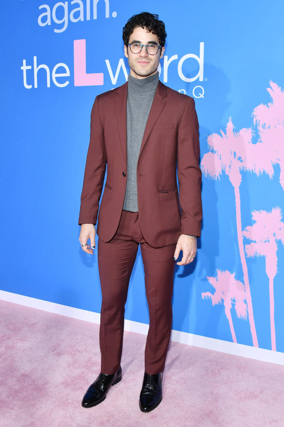 Darren Criss at the premiere of "The L Word: Generation Q" in Los Angeles on Dec. 2.