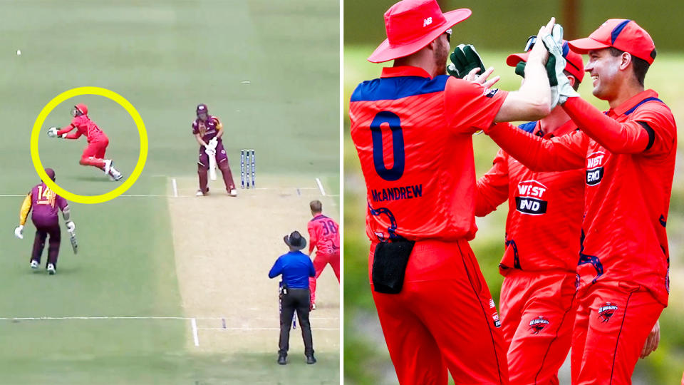 Alex Carey, pictured here in action for  South Australia against Queensland.