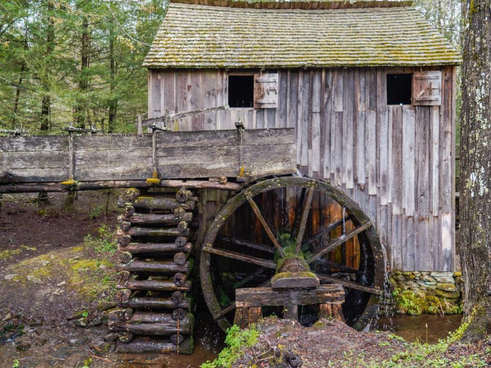 Mingus Mill in the Great Smoky Mountains.