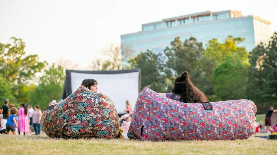 Outdoor movie nights at Brixham Park in Ballantye.