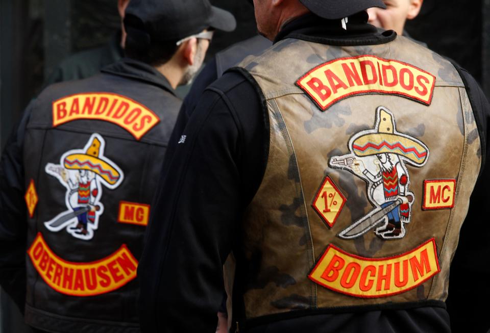 Members of motorcycle gang "Bandidos" are pictured in this 2010 file photo.