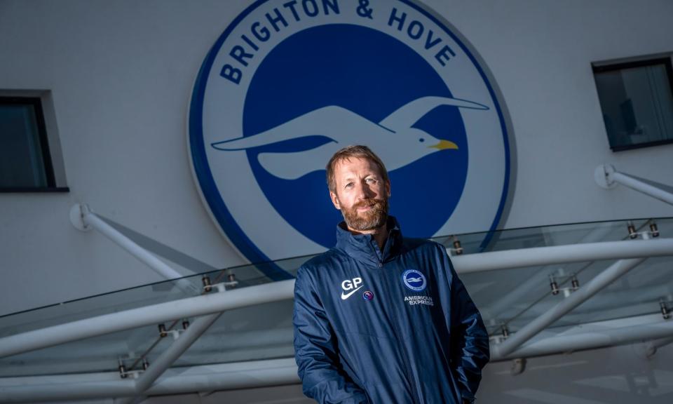 <span>Graham Potter, who left <a class="link " href="https://sports.yahoo.com/soccer/teams/brighton/" data-i13n="sec:content-canvas;subsec:anchor_text;elm:context_link" data-ylk="slk:Brighton;sec:content-canvas;subsec:anchor_text;elm:context_link;itc:0">Brighton</a> in September 2022, has been out of work since being sacked Chelsea.</span><span>Photograph: Andrew Hasson/The Guardian</span>
