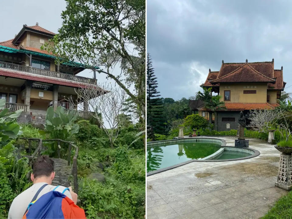 Bree Robertson und ihr Partner kamen in dieser Lodge auf Bali an und fanden sie leer vor.  - Copyright: Bree Robertson/Atypisches Abenteuer