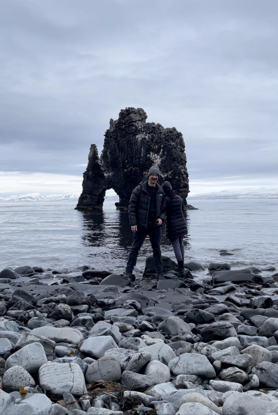 Image: Brent Ozar, an American who moved to Iceland, with his wife Erika. (Brent Ozar)