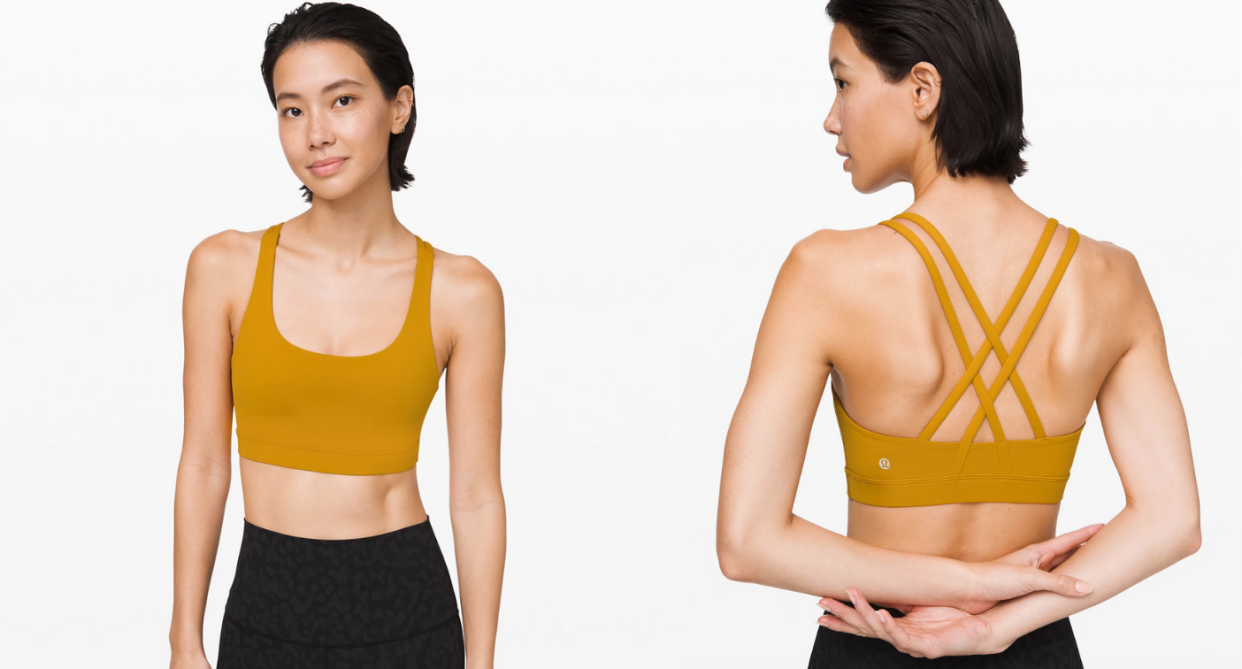 Energy Bra. Images via Lululemon.