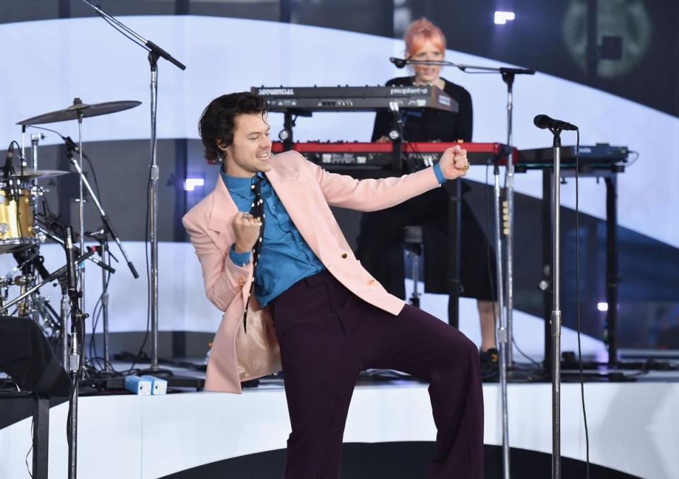 2020: Harry Styles performs on NBC's 