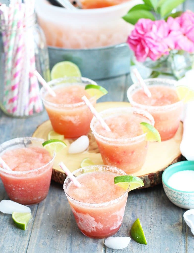 Watermelon Margarita Slush Bucket