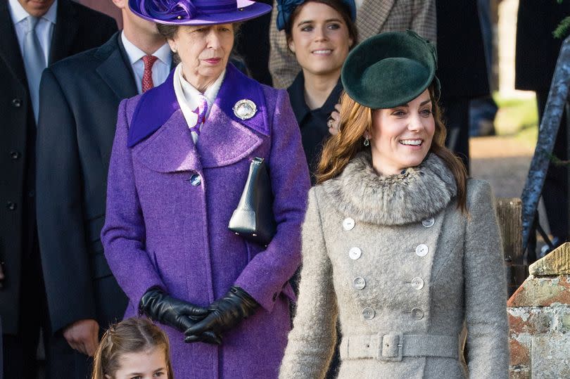 Princess Charlotte is seen with her mother, Kate Middleton, in 2019