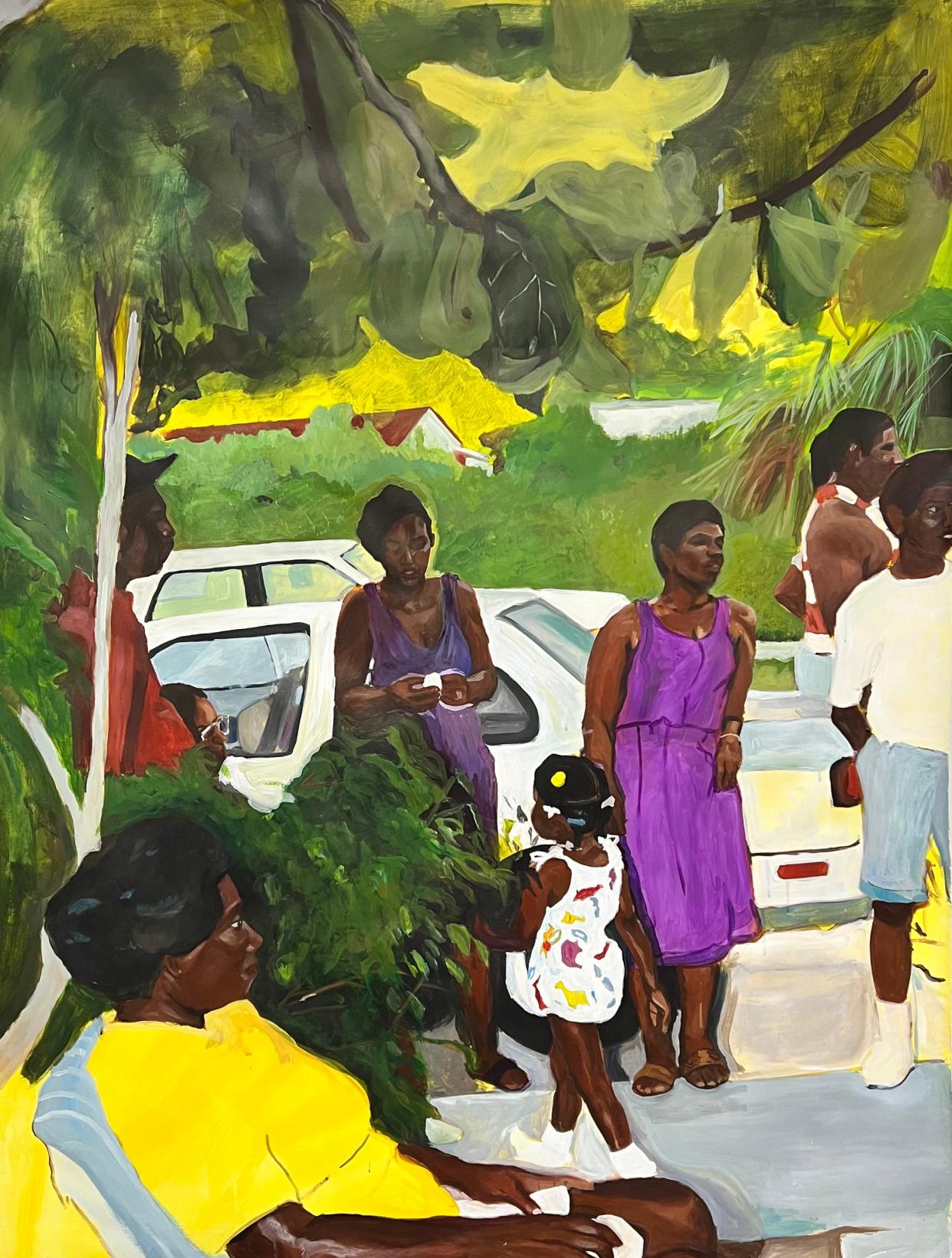 The 2023 Visions in Black exhibition will be presented on Feb. 2-25. Dandria Carey’s “Reunion” will be featured at the Arts and Cultural Alliance of Sarasota County.