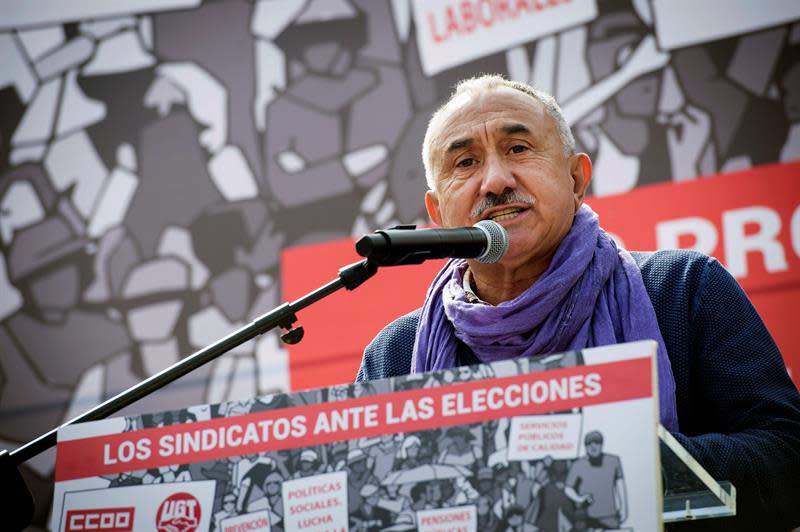 El secretario general de UGT, Pepe Álvarez, ha anunciado que quieren incluir entres sus reivindicaciones una semana laboral de cuatro días más uno de formación. (Foto: EFE)