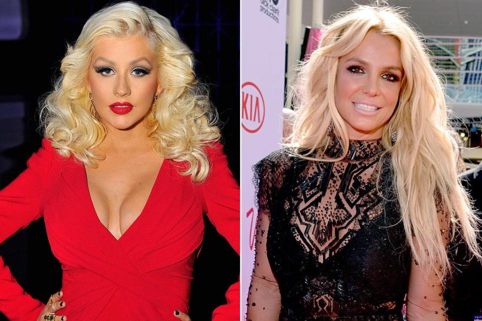 christina aguilera and Britney Spears