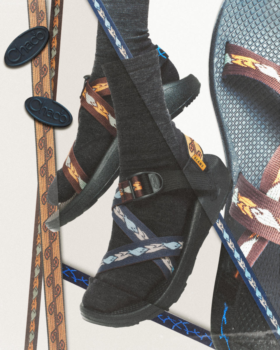 chaco, beams, chaco x beams, men's sandals, outdoor sandals, collaboration