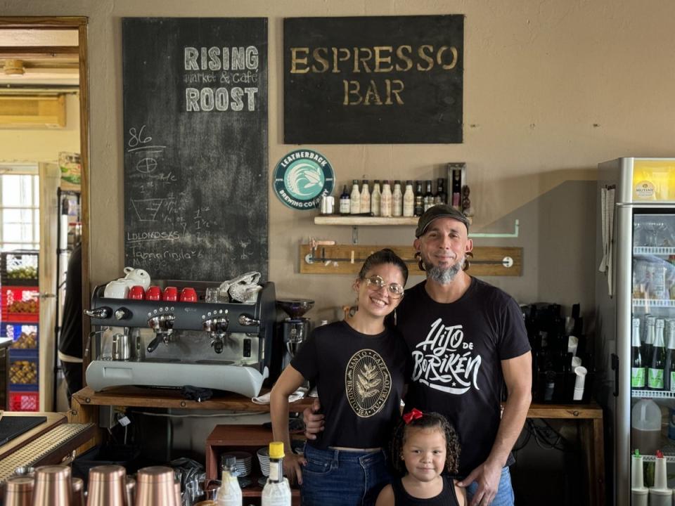 Rising Roost owners Luz Yanira and Jose (Robyn Wilson)