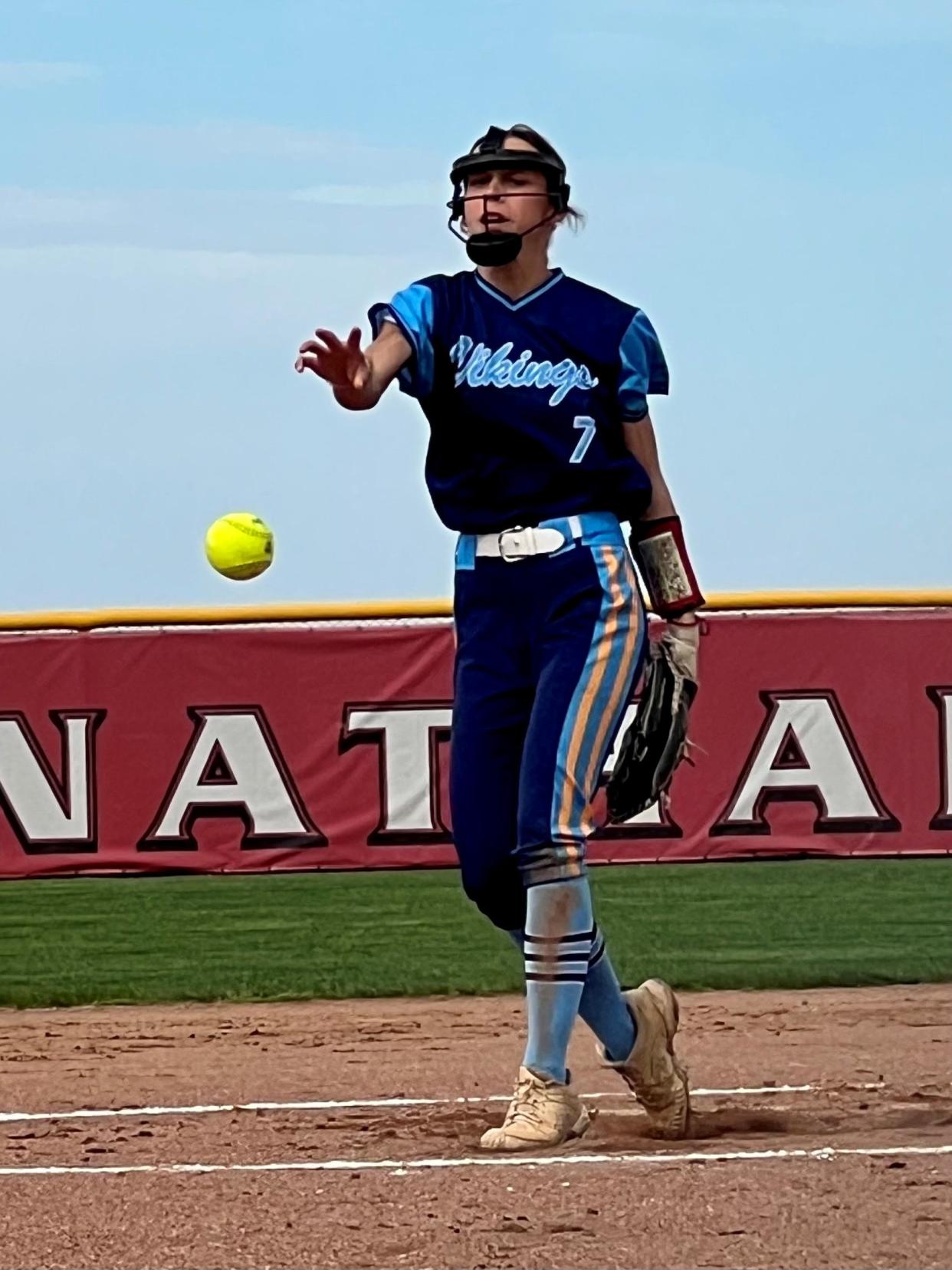 River Valley All-Ohioan Lanie Wooten returns to pitch for the Vikings as a senior this year in softball.