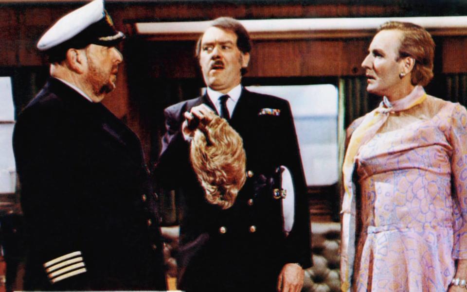 Doctor in Trouble: Robert Morley, Freddie Jones, Leslie Phillips in the seventh Doctor film, 1970 - LMPC via Getty Images