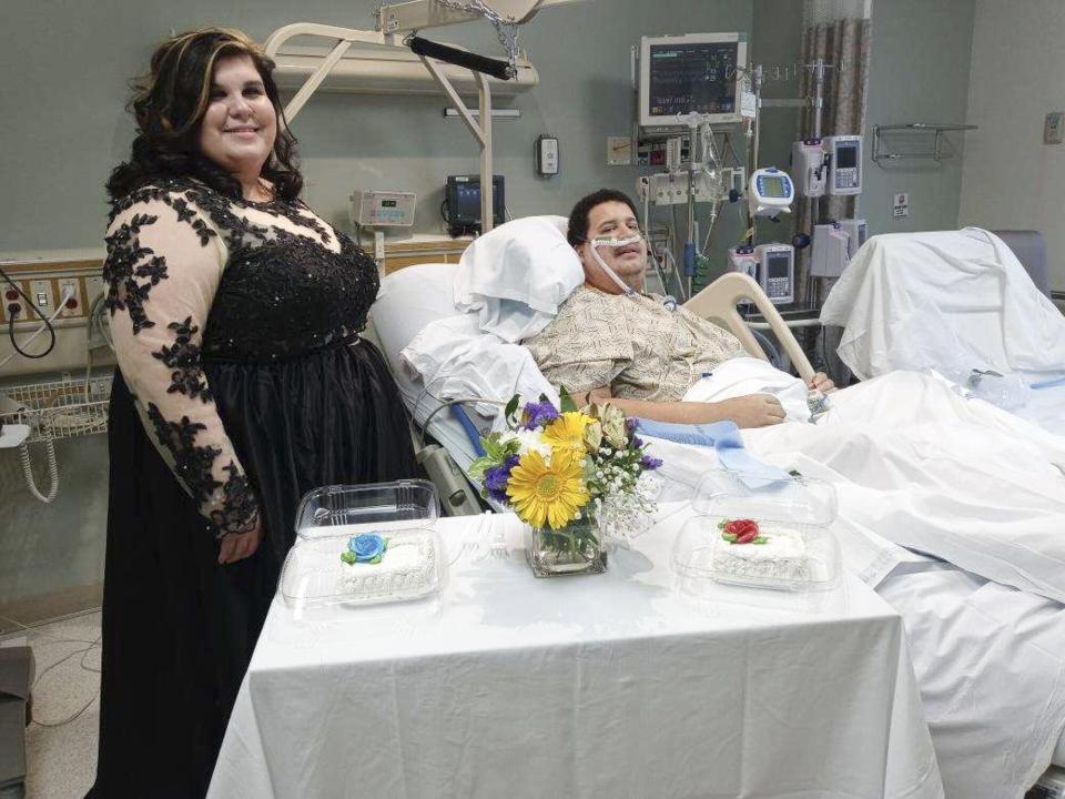 Couple gets married in icu