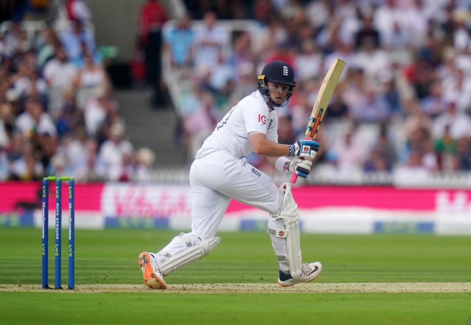 Ollie Pope offered England’s only resistance at Lord’s (Adam Davy/PA) (PA Wire)