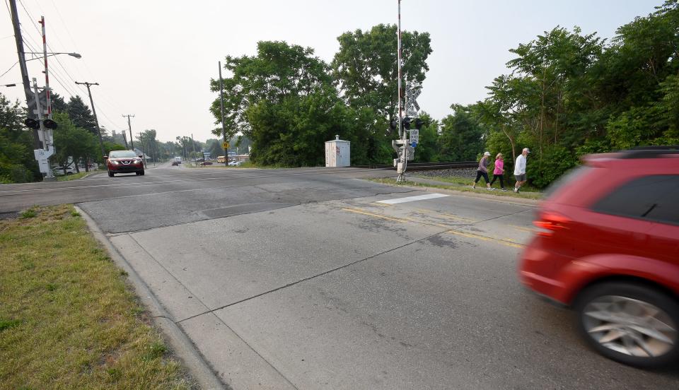 A new overpass for the CSX railroad tracks crossing at West Elm Ave. in Monroe east of the Monroe Family YMCA is proposed.