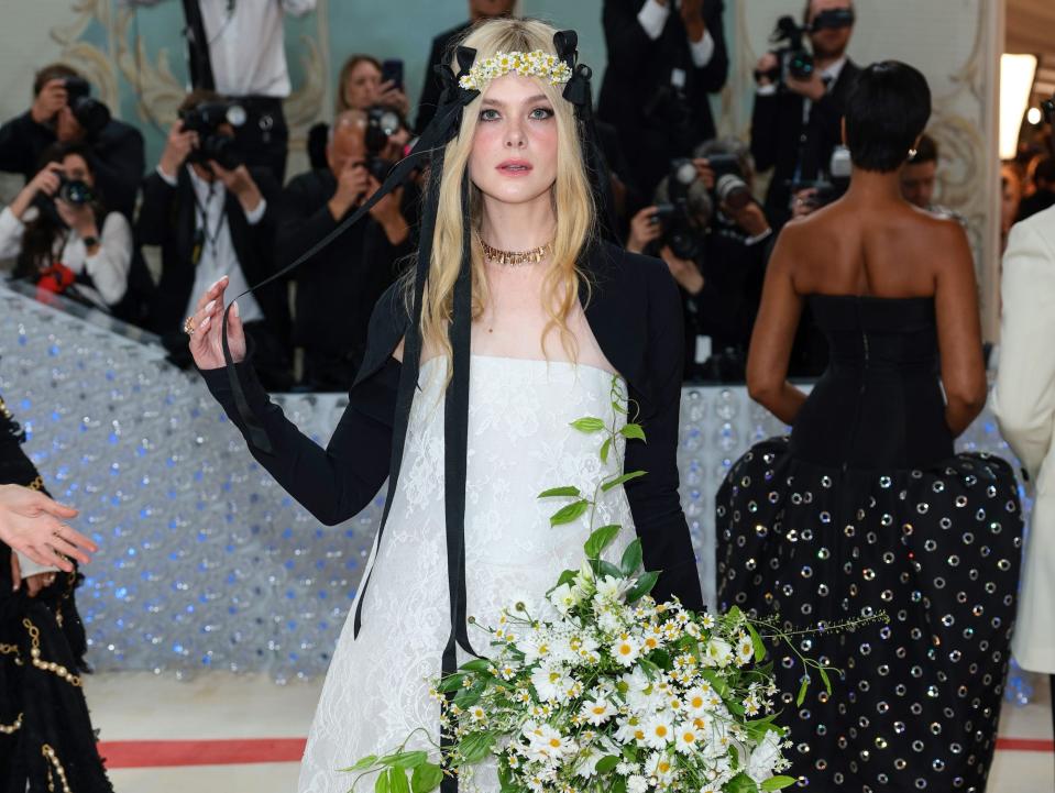 Elle Fanning attends the 2023 Met Gala.