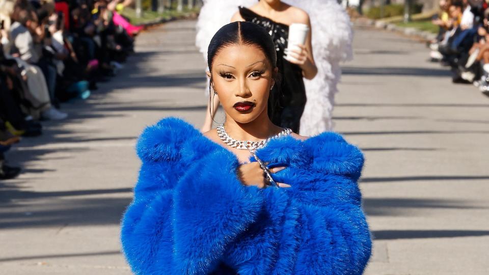 Inside Balenciaga’s Fall 2024 Show in Los Angeles With Cardi B, Kim