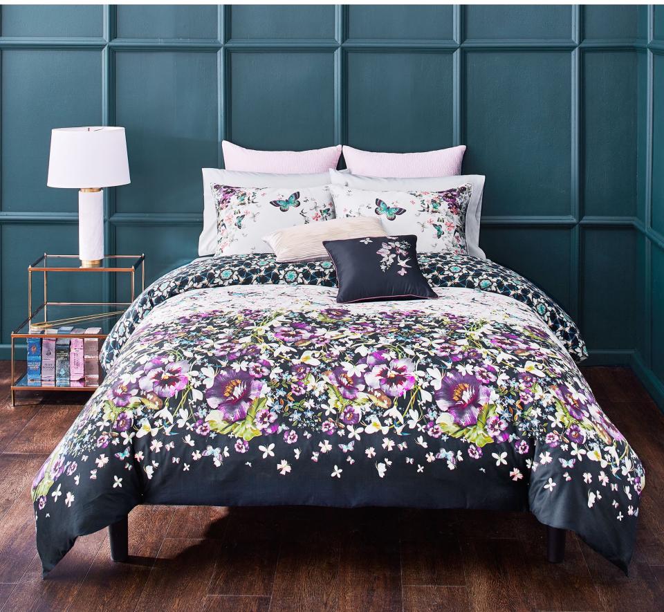 Ted Baker Entangled Enchantment Comforter & Sham Set. Image via Nordstrom.