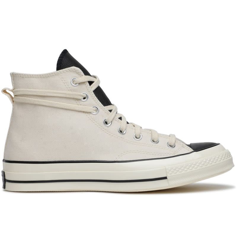 <p><a href="https://go.redirectingat.com?id=74968X1596630&url=https%3A%2F%2Fstockx.com%2Fconverse-chuck-taylor-all-star-70s-hi-fear-of-god-natural&sref=https%3A%2F%2Fwww.esquire.com%2Fstyle%2Fmens-fashion%2Fg1885%2F10-white-sneakers-to-wear-right-now-071514%2F" rel="nofollow noopener" target="_blank" data-ylk="slk:Shop Now;elm:context_link;itc:0;sec:content-canvas" class="link ">Shop Now</a></p><p>Chuck 70 Sneakers</p><p>stockx.com</p><p>$130.00</p>