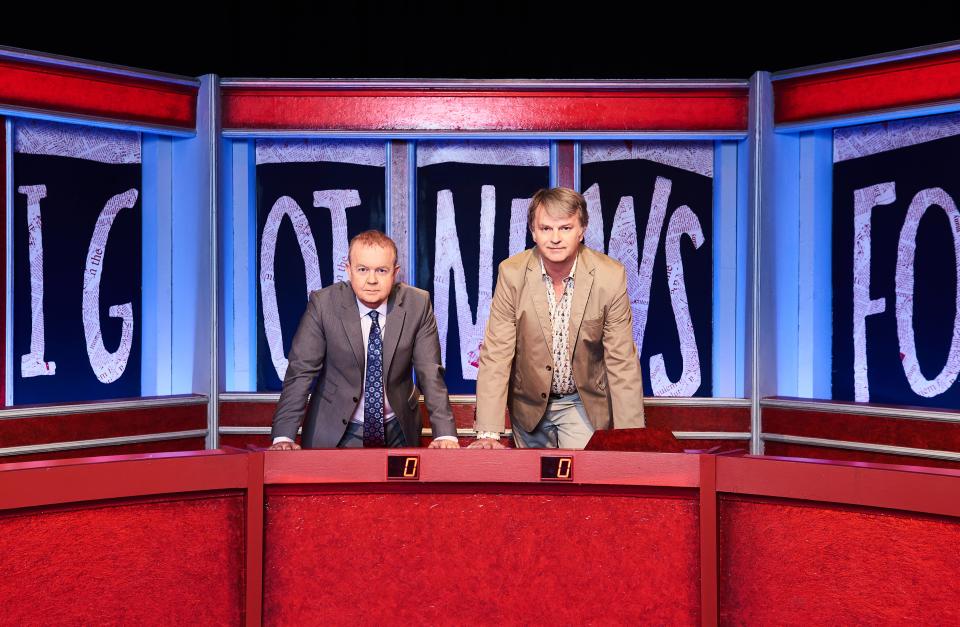 Have I Got News For You captains Ian Hislop and Paul Merton. (Ray Burmiston)