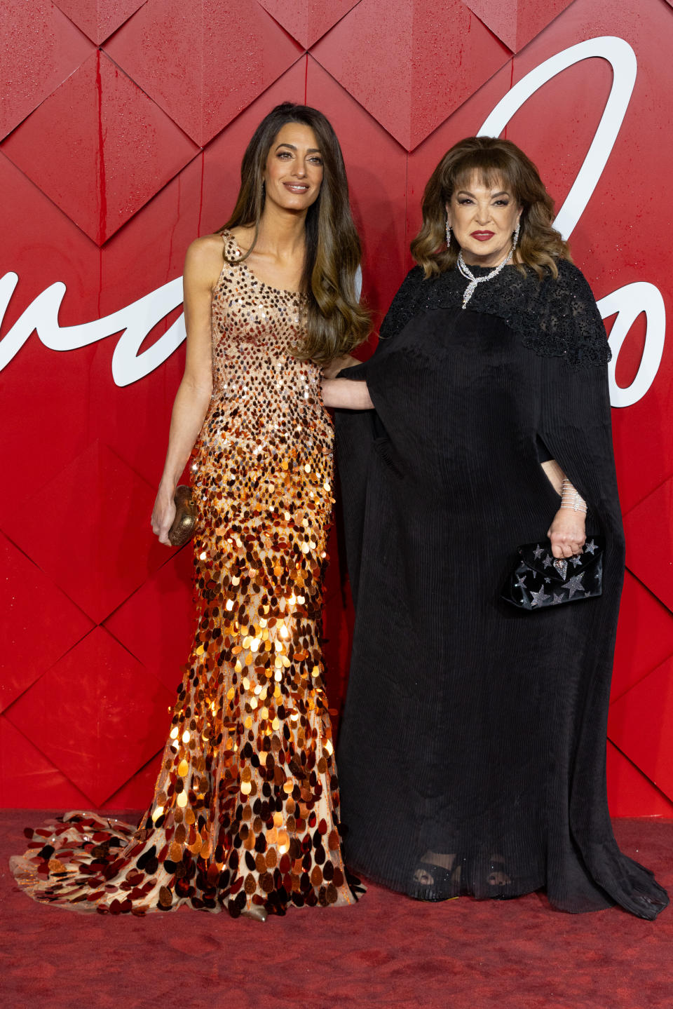 Amal Clooney and Baria Alamuddin Fashion Awards 2023