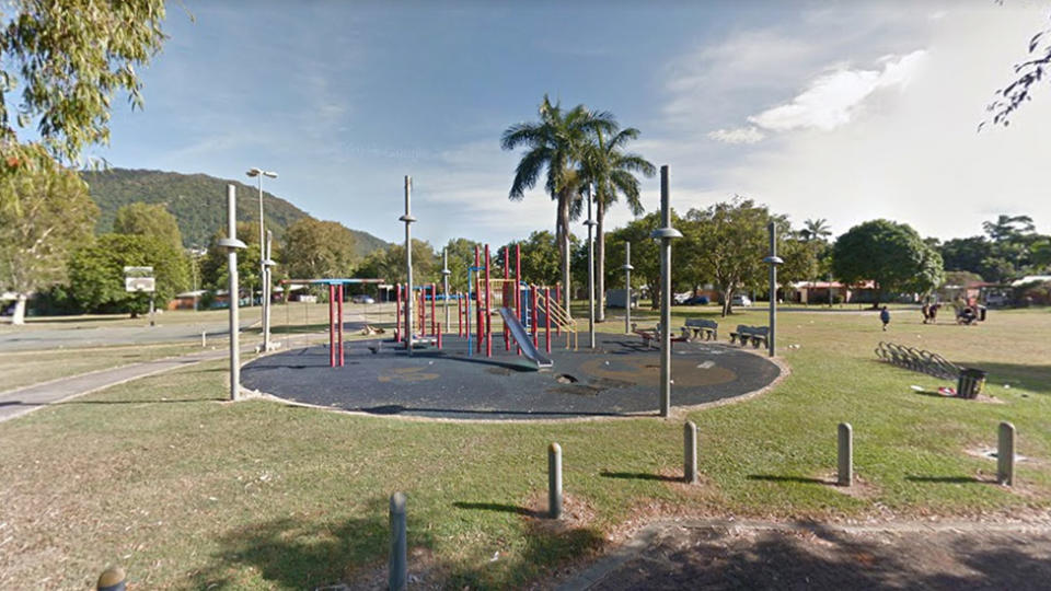 The boy was reportedly in an altercation at Shang Park in Cairns, pictured here.