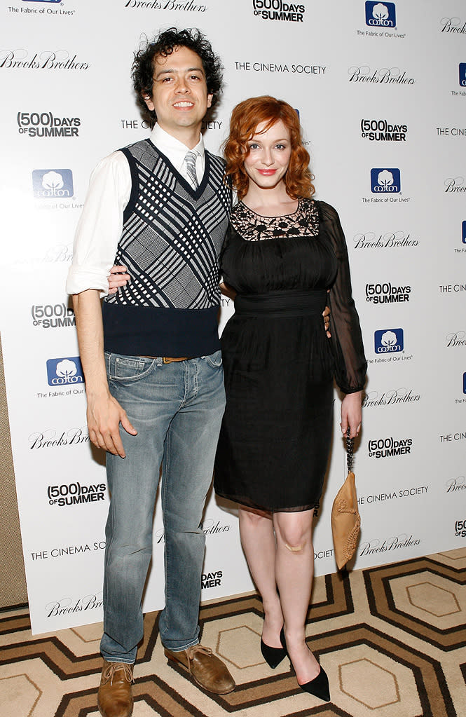 500 days of summer NY Screening 2009 Geoffrey Arend Christina Hendricks