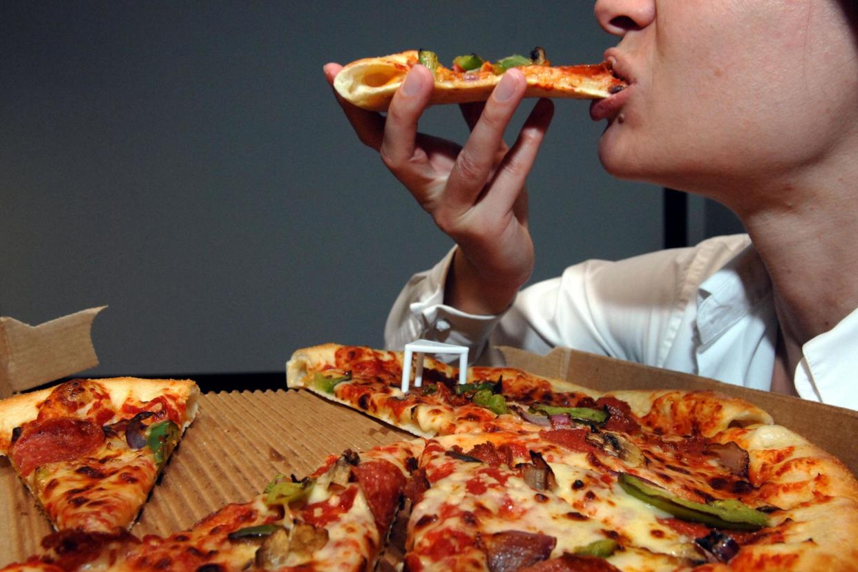 The study found participants' heart rates actually dropped upon the pizza's arrival: PA Archive/PA Images