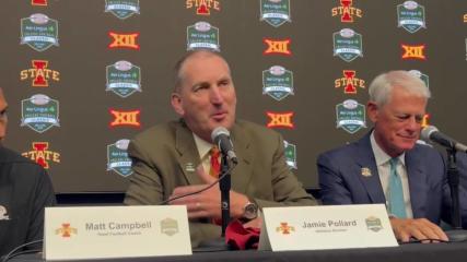 Iowa State athletic director Jamie Pollard talks '25 Ireland game against Kansas State