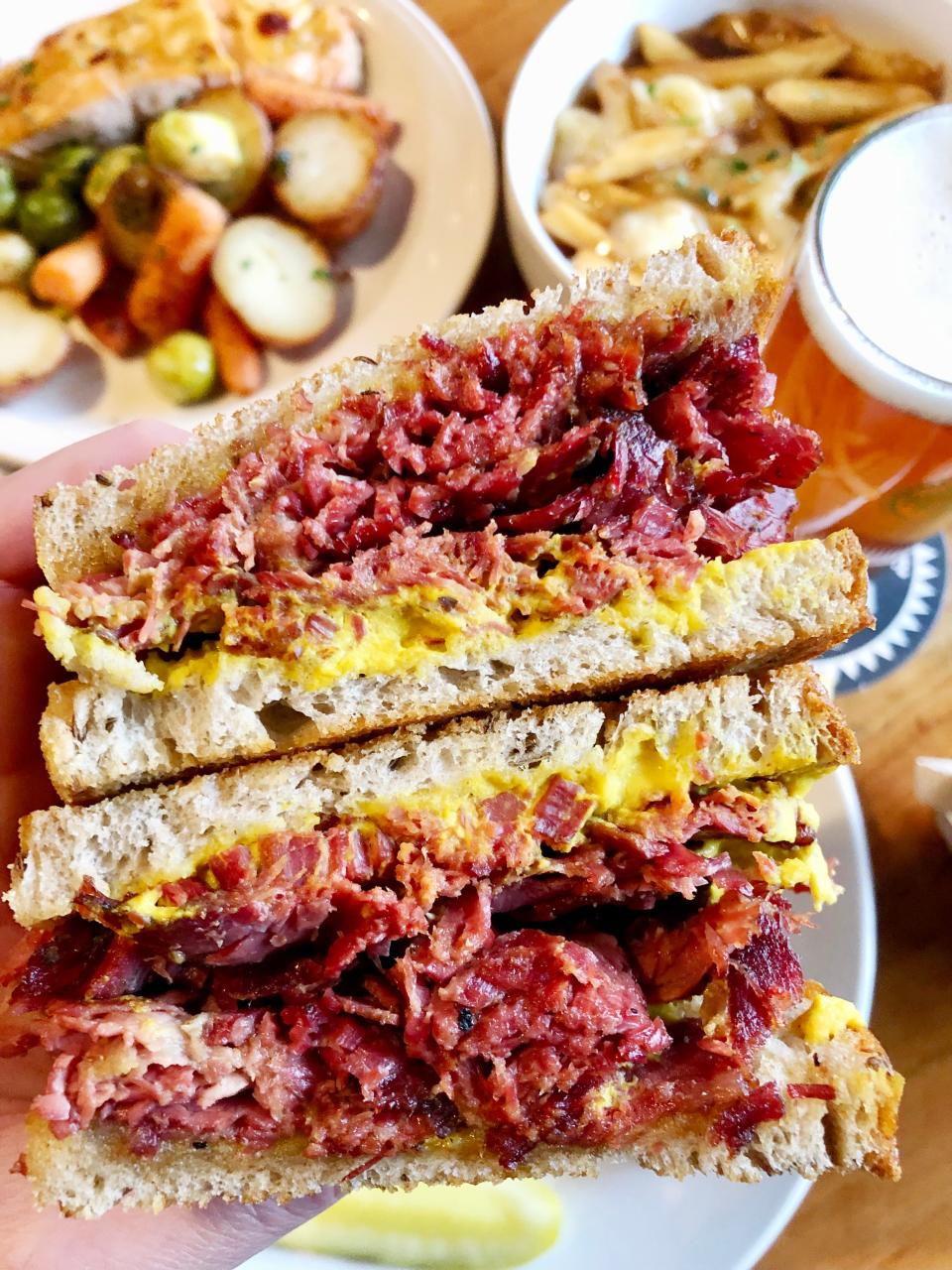 The Montreal smoked meat sandwich is one of the entrees that will be available during O Canada days at Lennie's. The specials will be available Jan. 22-24, 2024.