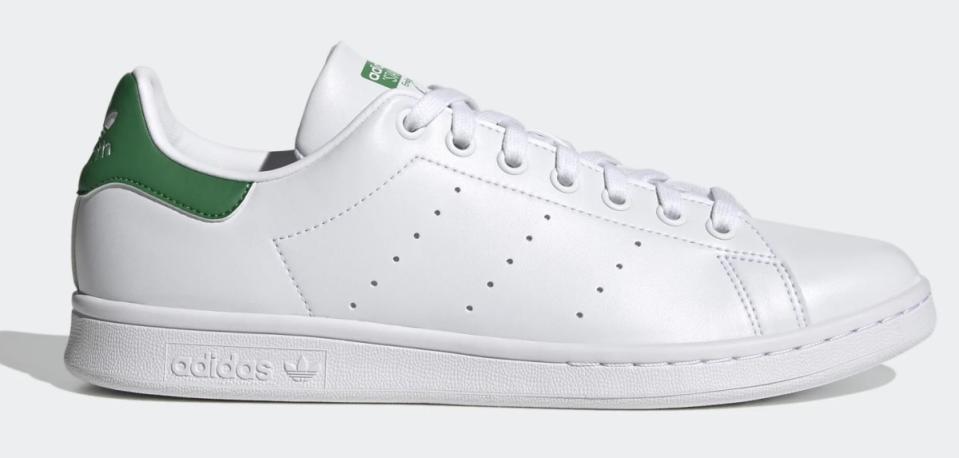<p>adidas</p><p><strong>Sneaker: </strong>The adidas Stan Smith.</p><p><strong>Why We Love It: </strong>It has been almost six decades since the old-school tennis shoe launched, and it still looks fresh after all these years.</p><p><strong>How To Buy It: </strong>Online shoppers can choose between several colorways of the Stan Smith for $100 on the <a href="https://clicks.trx-hub.com/xid/arena_0b263_mensjournal?event_type=click&q=https%3A%2F%2Fgo.skimresources.com%2F%3Fid%3D106246X1726268%26url%3Dhttps%3A%2F%2Fwww.adidas.com%2Fus%2Fstan_smith&p=https%3A%2F%2Fwww.mensjournal.com%2Fsneakers%2Fthe-most-stylish-affordable-sneakers-for-spring-2024%3Fpartner%3Dyahoo&ContentId=ci02d78e41800025f8&author=Pat%20Benson&page_type=Article%20Page&partner=yahoo&section=PUMA&site_id=cs02b334a3f0002583&mc=www.mensjournal.com" rel="nofollow noopener" target="_blank" data-ylk="slk:adidas website;elm:context_link;itc:0;sec:content-canvas" class="link ">adidas website</a>.</p>