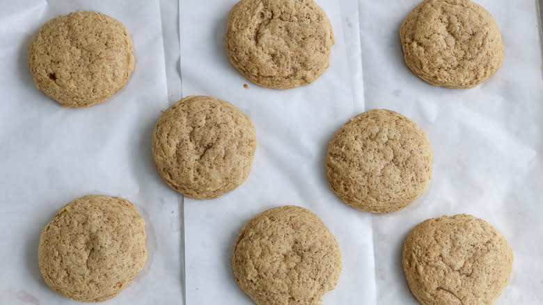 sugar cookies on paper