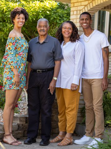 <p>Courtesy Deborah Elaine Edwards Chambers</p> From left: Kamryn Daniels, Willie Bouler, Lisa Bouler Daniels and Colin Daniels