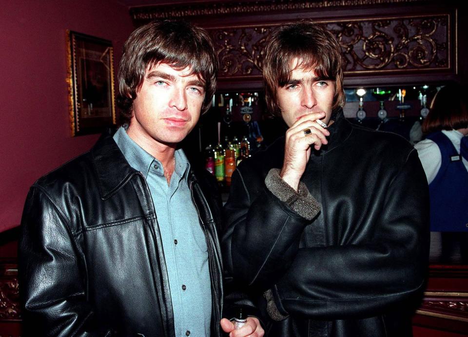 These Rarely Seen Photos of Liam and Noel Gallagher Are Pure Rock and Roll Debauchery