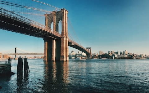 When the Brooklyn Bridge was completed in 1883 it was the longest suspension bridge in the world - Credit: This content is subject to copyright./Serena Rossi / EyeEm